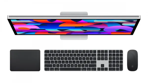 Apple Studio Display with Magic Trackpad Keyboard 