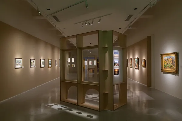 「掘光而行：洪瑞麟」原鄉・異鄉場景照.jpg