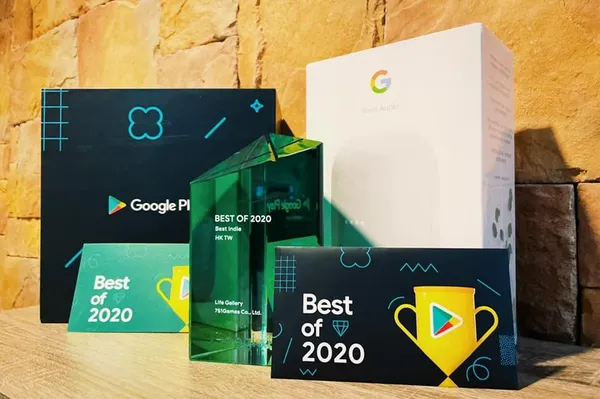《人生畫廊》台灣Google Play年度最佳遊戲大獎