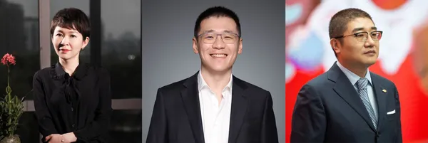 戴珊、陳磊、徐雷（從左到右）