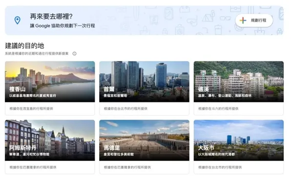 Google旅遊服務