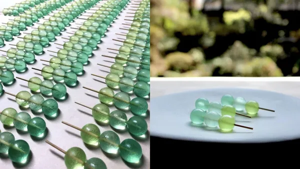 嚐一口清涼！日本初夏透明感和菓子創作，以 3 種綠展現樹葉篩落陽光的清爽