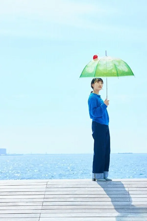 奶油蘇打汽水透明傘