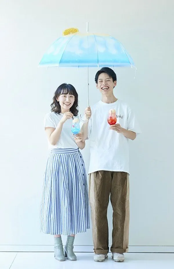 奶油蘇打汽水透明傘