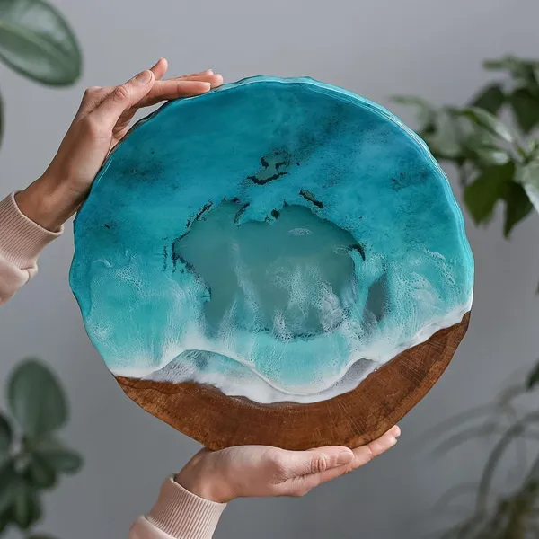 烏克蘭藝術家 手作自然系掛鏡