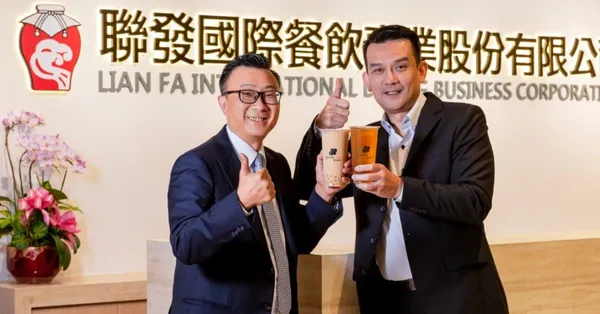 左起為歇腳亭創辦人、聯發國際董事長鄭凱隆、聯發國際總經理賴柏宇。