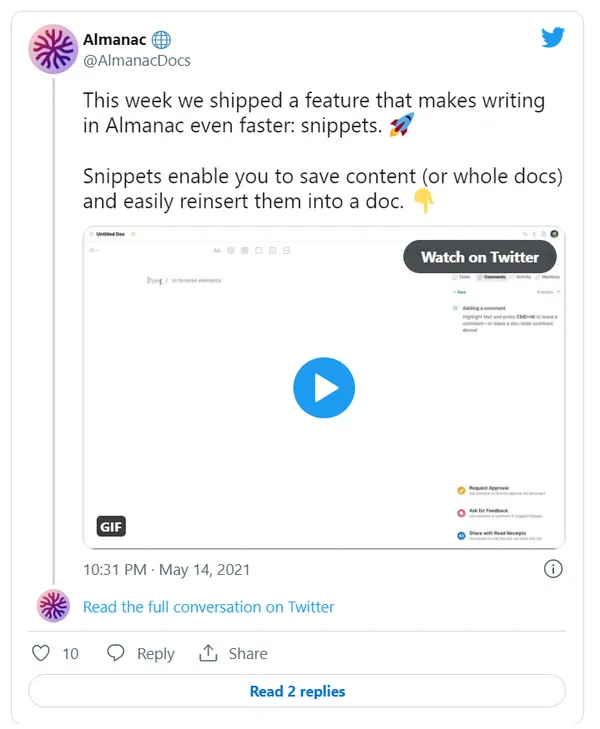 Snippet