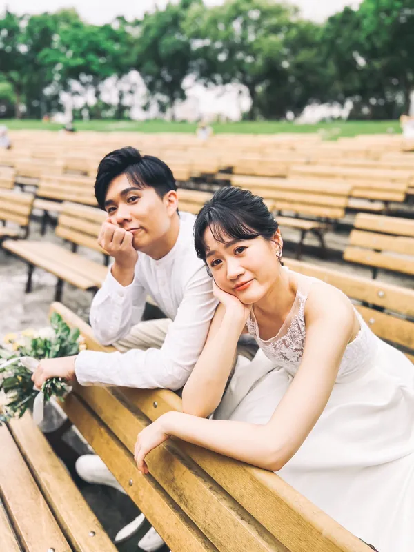 手機拍婚紗