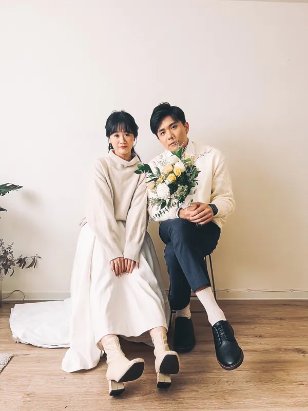 手機拍婚紗