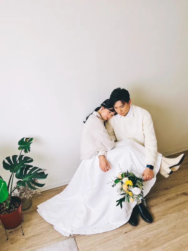 手機拍婚紗