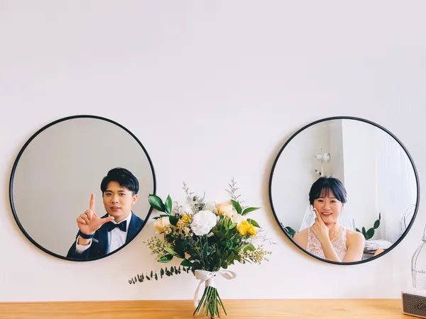 手機拍婚紗
