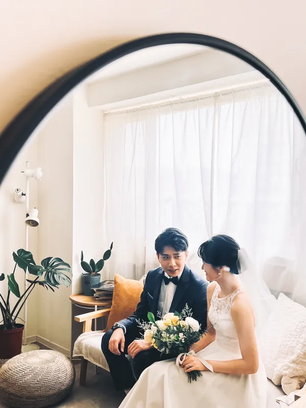 手機拍婚紗