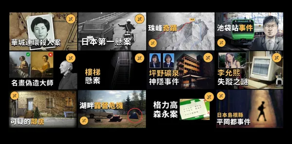 《X調查》不同故事主題封面