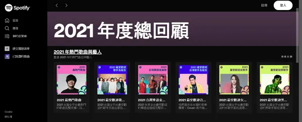 2021spotify年度回顧