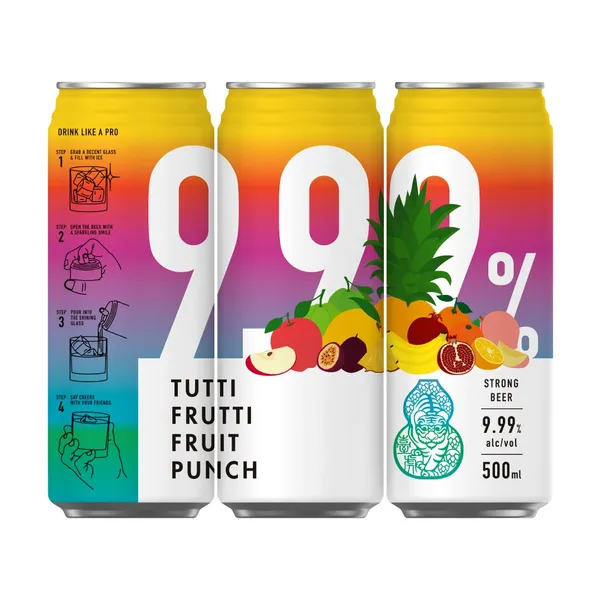 「水果大亂鬥」以彩虹般的酒標設計呼應Tutti Frutti的綜合水果概念_臺虎精釀提供.jpg