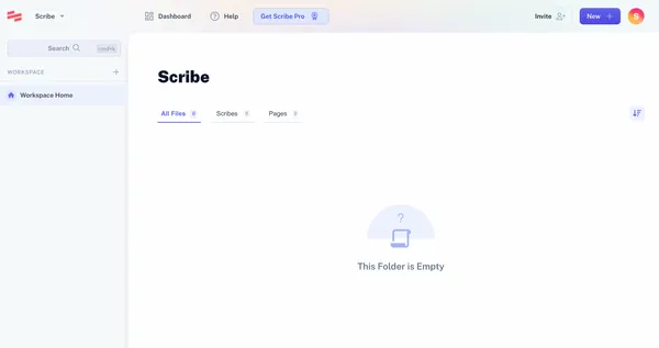 Scribe home