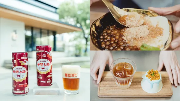 黑松沙士插畫特製罐、隱藏版菜單開賣！聯手白水豆花、日遲咖啡、島入冰店、迷路小章魚玩創意