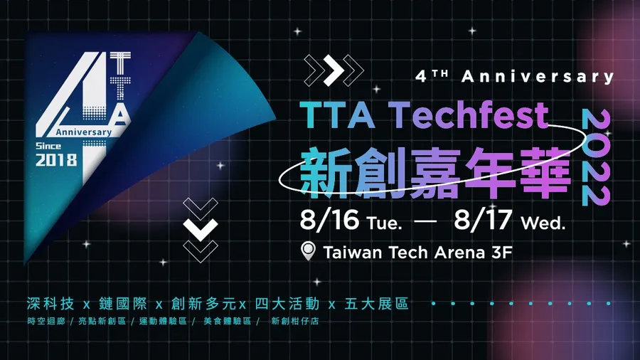 TTA四周年嘉年華！新創、投資人、國際大師齊聚，見證臺灣科技新創能量