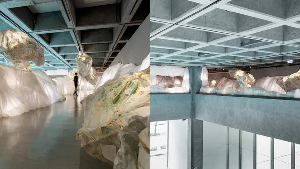 北美館 3 樓迴廊化身夢幻山景！鳳嬌催化室策劃：流光、飄浮之境、山徑 3 主題，走進紙的幻境體驗