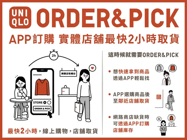 【UNIQLO新聞圖】UNIQLO全新推出ORDER＆PICK貼心服務_主視覺