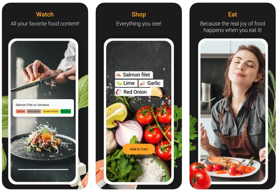 一鍵下單、看食譜！前Google員工打造「美食短影音」，剛推測試版就獲得超過2億元募資