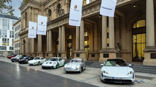 Porsche IPO in Frankfurt Stock Exchange