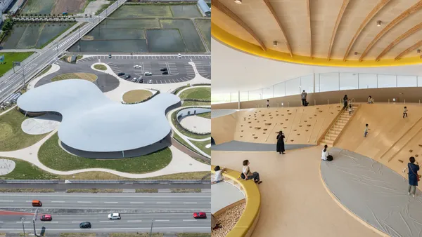 結合山丘之美！日本「弧線型無障礙設計」兒童遊樂場，獲 2022 Good Design 設計獎
