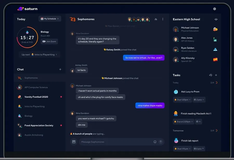 貝佐斯也投資的社群App Saturn，結合FB、Google日曆、Dcard功能引爆高中生社交熱潮