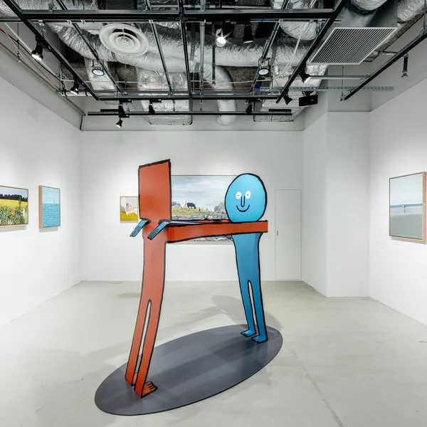GINZA SIX  的 Jean Julien 紙人展覽