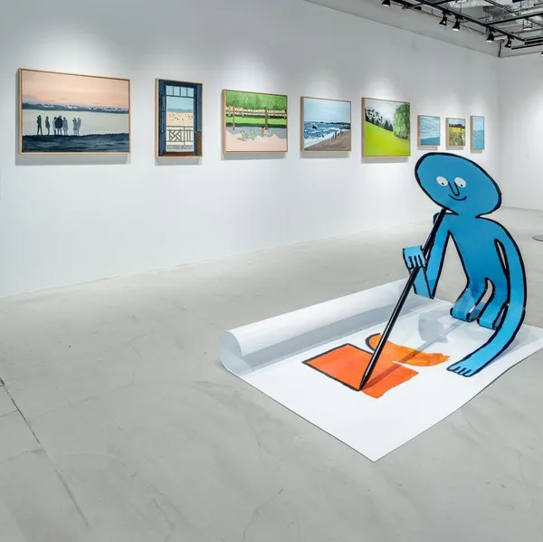 GINZA SIX  的 Jean Julien 紙人展覽