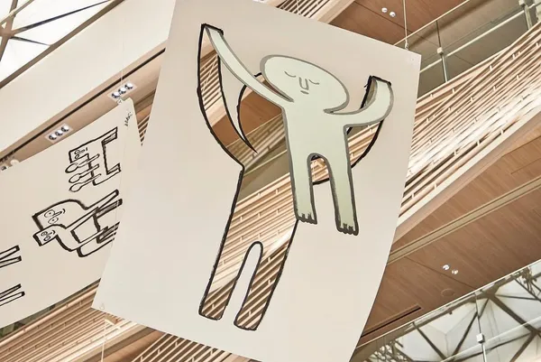 GINZA SIX  的 Jean Julien 紙人展覽