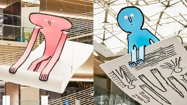 GINZA SIX 的 Jean Julien 紙人展覽