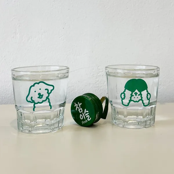 Pinkoi Design Fest 風格設計節  CAFE AND HOF-插畫韓國燒酒杯