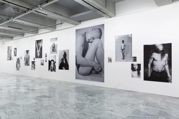 「居家娛樂―楊登棋（登曼波）個展」展場一景，2022。圖像由藝術家及臺北市立美術館提供。View o