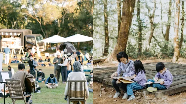 「書市野餐日」12/3 埔里登場！集結 60+ 書店、戶外品牌、音樂會等，沉浸在冬日森林中閱讀