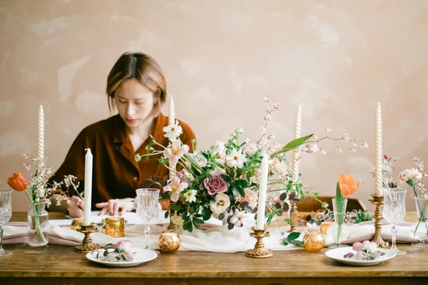 餐桌花藝