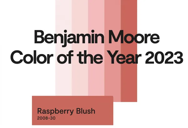 Benjamin Moore 2023 COTY Raspberry Blush