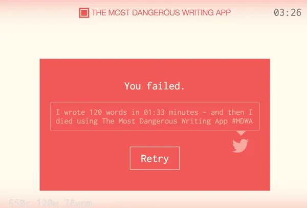 The Most Dangerous Writing App