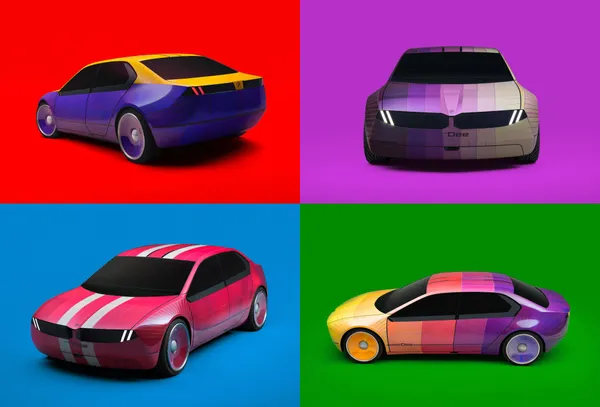國際頂級汽車品牌BMW採用了E Ink Prism 3技術創造出可多色變換車體表面的新款概念車－i 