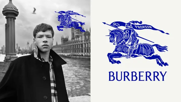 Burberry 全新 Logo 亮相！由 Daniel Lee 操刀極簡形象，回歸經典「戰馬」元素、皇家藍色號