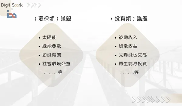鎖定2大議題方向，讓品牌與消費者生活接軌