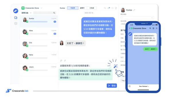 企業LINE官方帳號也能用AI，漸強實驗室串接ChatGPT提升60%客服效率 