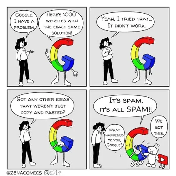 關於Google 搜尋的一則meme