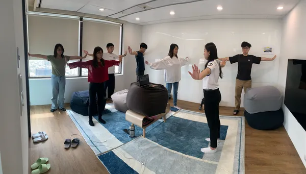 圖三：鈦坦科技舉辦正念工作坊，讓同仁從正念練習中，平衡工作壓力與人際溝通。.png