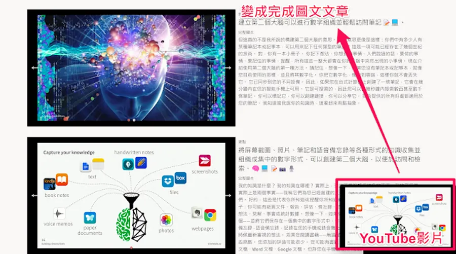 【實測】Reccap替你把數小時的YouTube影片，變成圖文並茂的完整文章