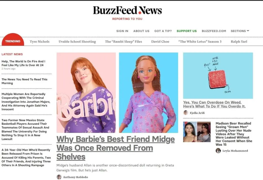 震撼！BuzzFeed關閉新聞部、裁員15%！網媒先驅也不敵科技業衰退了？