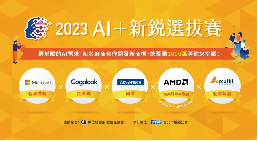 從生成式AI到智慧型相機應用，數位產業署攜手微軟、研華等五家業者邀集AI新創深度合作！