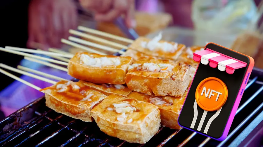 五秒鐘換美食！實境節目「我們這一攤」結合NFT賦能，如何打造三方共贏模式？一張圖看懂