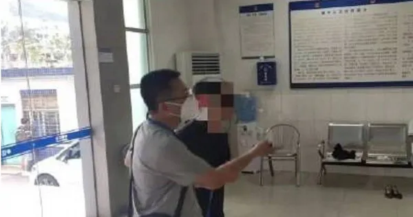 甘肅省遭拘捕洪姓男子