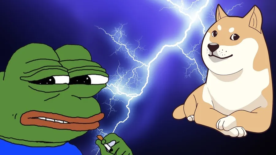 佩佩蛙PEPE對決狗狗幣！從誕生到抵達巔峰，誰才是真正的「迷因幣之王」？